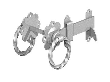 Twisted Ring Latch Galv