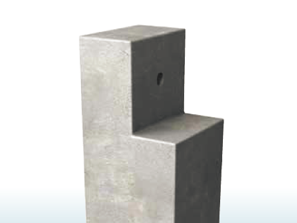 Concrete Deck Post